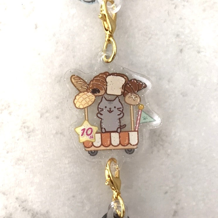 ふくふくにゃんこ 10周年記念3連キーホルダー – HAPiNS online shop