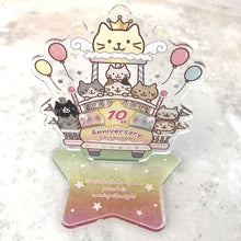  【予約販売】ふくふくにゃんこ 10周年記念アクリルジュエリースタンド
