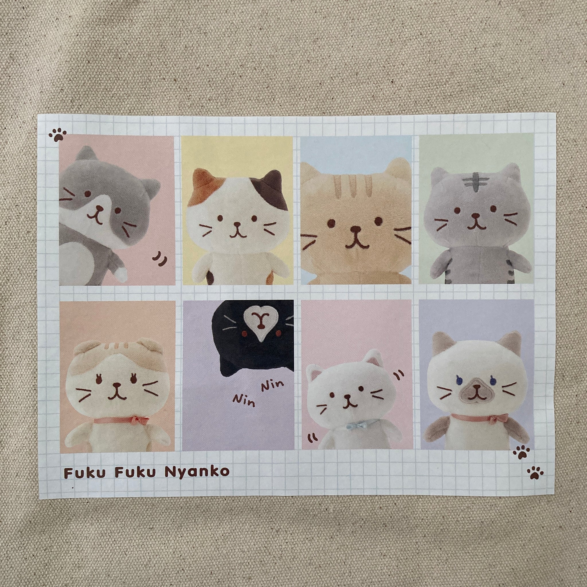 ふくふくにゃんこ 証明写真風トート – HAPiNS online shop