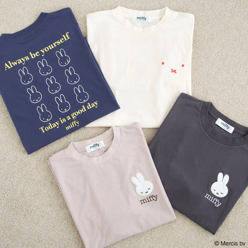ミッフィー五分袖Tシャツ（アップリケ） – HAPiNS online shop