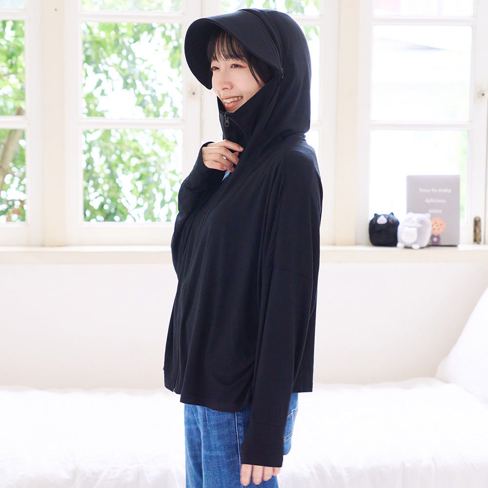 ふくふくにゃんこ UVフェイスカバーパーカー – HAPiNS online shop