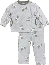  フラッフィーボア丸首パジャマ
