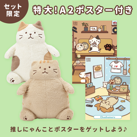 ふくふくにゃんこ 肯定感＆ポスターセット【WEB限定】