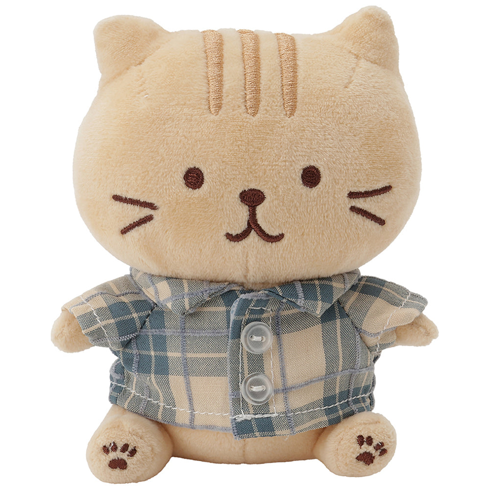 ふくふくにゃんこ 着せ替え チェックシャツ – HAPiNS online shop