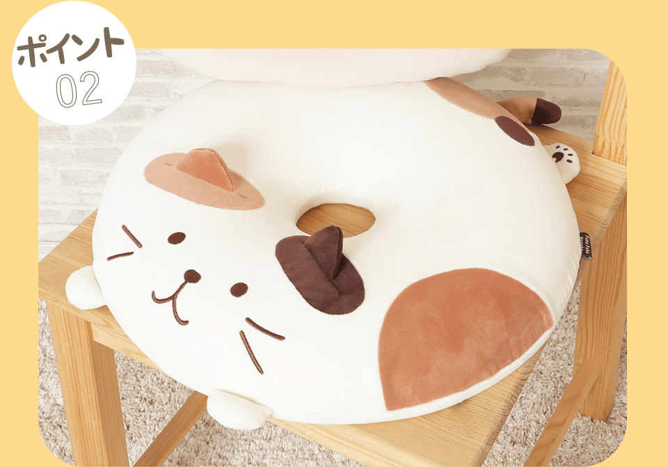 FukuFukuNyanko円座クッション – HAPiNS online shop FukuFukuNyanko円座クッション – HAPiNS online shop
