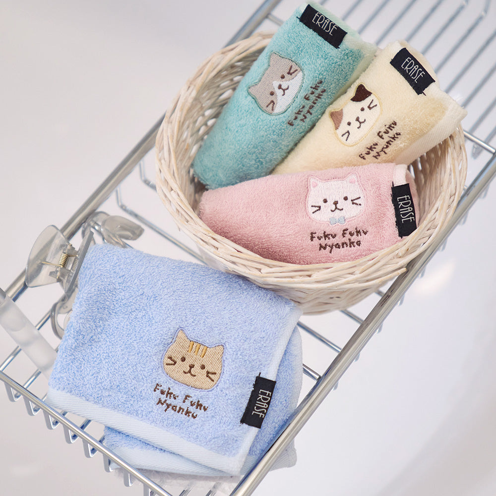 ふくふくにゃんこ 抗菌防臭ハンドタオル – HAPiNS online shop