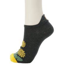  Fuku Fuku Nyankoひょっこりスニーカーソックス/フラワー【3足税込1100円】
