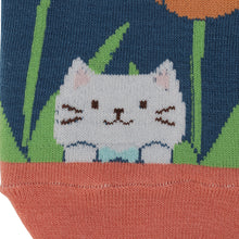  Fuku Fuku Nyankoひょっこりスニーカーソックス/フラワー【3足税込1100円】
