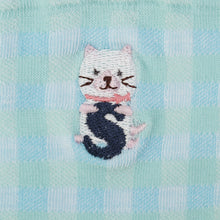 Fuku Fuku Nyankoクルーソックス/ギンガムチェック【3足税込1100円】
