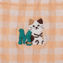 Fuku Fuku Nyankoクルーソックス/ギンガムチェック【3足税込1100円】
