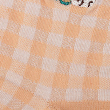 Fuku Fuku Nyankoクルーソックス/ギンガムチェック【3足税込1100円】
