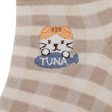  Fuku Fuku Nyankoスニーカーソックス/ギンガムチェック【3足税込1100円】
