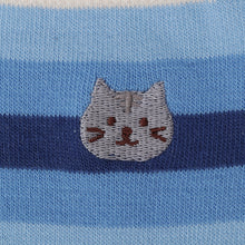 Fuku Fuku Nyanko涼感グラデーションクルーソックス【3足税込1100円】
