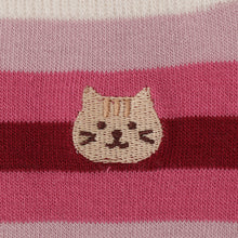  Fuku Fuku Nyanko涼感グラデーションクルーソックス【3足税込1100円】
