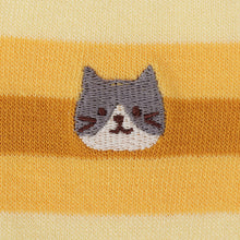  Fuku Fuku Nyanko涼感グラデーションクルーソックス【3足税込1100円】
