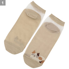  Fuku Fuku Nyankoシースルースニーカーソックス【3足税込1100円】
