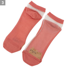  Fuku Fuku Nyankoシースルースニーカーソックス【3足税込1100円】
