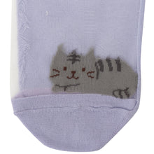  Fuku Fuku Nyankoシースルースニーカーソックス【3足税込1100円】
