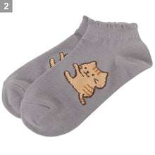  Fuku Fuku Nyanko涼感いかにゃいでスニーカーソックス【3足税込1100円】
