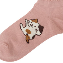  Fuku Fuku Nyanko涼感いかにゃいでスニーカーソックス【3足税込1100円】
