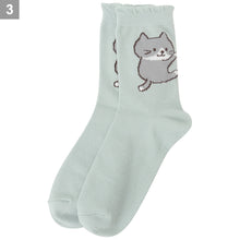  Fuku Fuku Nyanko涼感いかにゃいでクルーソックス【3足税込1100円】
