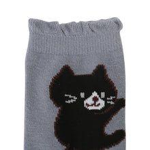 Fuku Fuku Nyanko涼感いかにゃいでクルーソックス【3足税込1100円】
