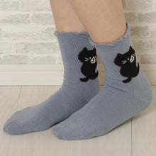  Fuku Fuku Nyanko涼感いかにゃいでクルーソックス【3足税込1100円】
