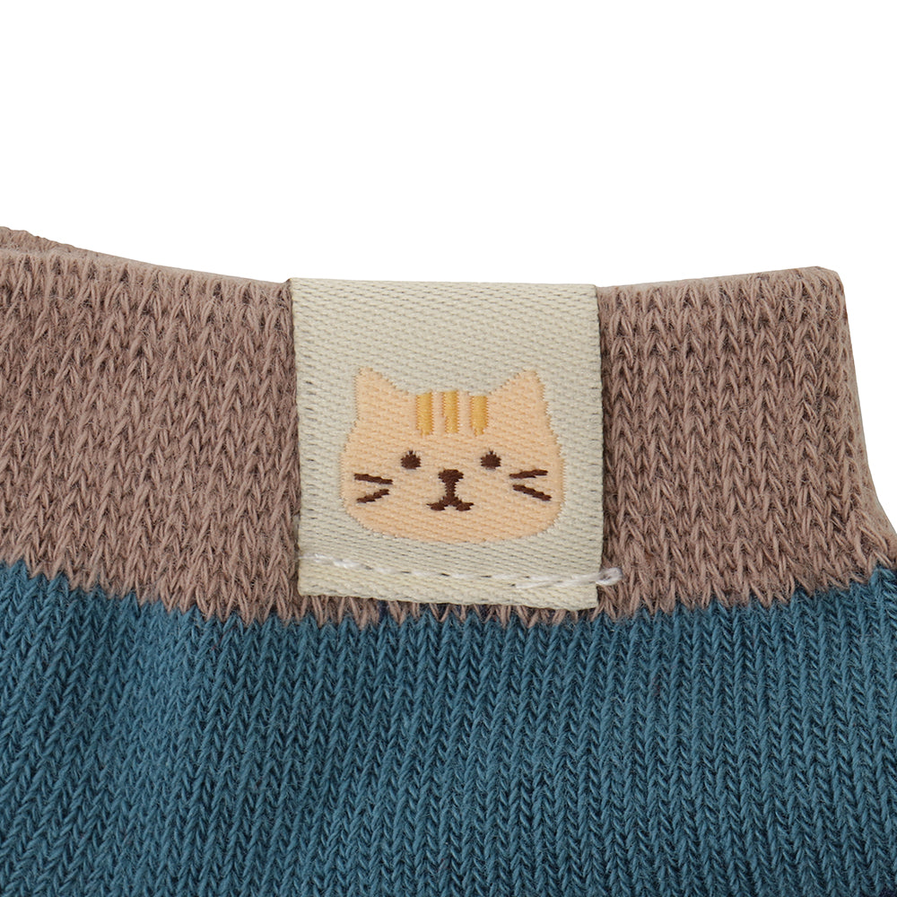 シューにゃんこ ふくふくにゃんこ 吸湿発熱タグ付きスニーカーソックス – HAPiNS