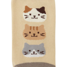  Fuku Fuku Nyanko22定番フェイスクルーソックス【3足税込1100円】
