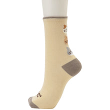  Fuku Fuku Nyanko22定番フェイスクルーソックス【3足税込1100円】
