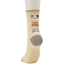  Fuku Fuku Nyanko22定番フェイスクルーソックス【3足税込1100円】

