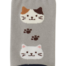  Fuku Fuku Nyanko22定番フェイスクルーソックス【3足税込1100円】
