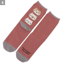 Fuku Fuku Nyanko22定番フェイスクルーソックス【3足税込1100円】
