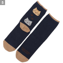  Fuku Fuku Nyanko22定番フェイスクルーソックス【3足税込1100円】
