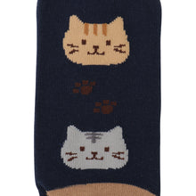  Fuku Fuku Nyanko22定番フェイスクルーソックス【3足税込1100円】
