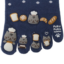  Fuku Fuku Nyanko５本指ショートソックス【3足税込1100円】
