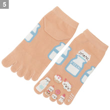  Fuku Fuku Nyanko５本指ショートソックス【3足税込1100円】
