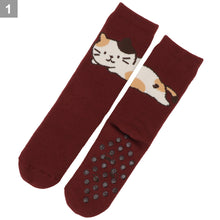  Fuku Fuku Nyanko裏起毛ソックス/ねそべり【3足税込1100円】
