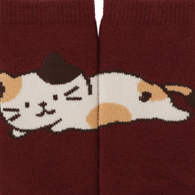  Fuku Fuku Nyanko裏起毛ソックス/ねそべり【3足税込1100円】
