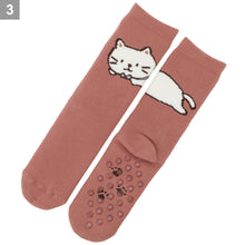  Fuku Fuku Nyanko裏起毛ソックス/ねそべり【3足税込1100円】
