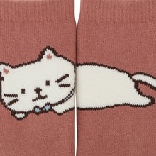  Fuku Fuku Nyanko裏起毛ソックス/ねそべり【3足税込1100円】
