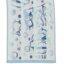  FukuFukuNyanko ランドリー無撚糸フェイスタオル2枚組【2点税込1100円】
