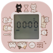  Fuku Fuku Nyanko デジタル回転クロック

