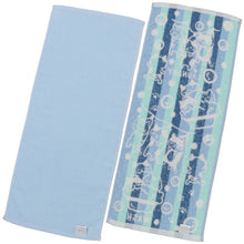  FukuFukuNyanko ランドリー無撚糸フェイスタオル2枚組【2点税込1100円】

