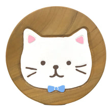  FukuFukuNyanko ウッドスツール（ハッチ・しろたま）
