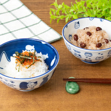  FukuFukuNyanko 軽量藍染茶碗
