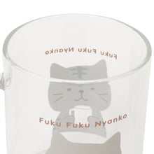  Fuku Fuku Nyanko 耐熱グラスマグ
