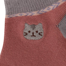  Fuku Fuku Nyanko ネイティブ柄スニーカーソックス【3足税込1100円】
