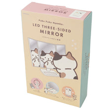  Fuku Fuku Nyanko LEDライト付きスタンドミラー
