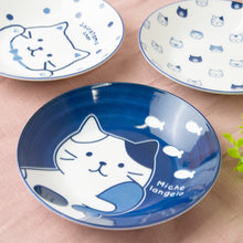  Fuku Fuku Nyanko 軽量藍染プレート
